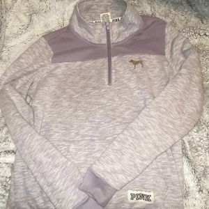 PINK VS Purple Half-Zip